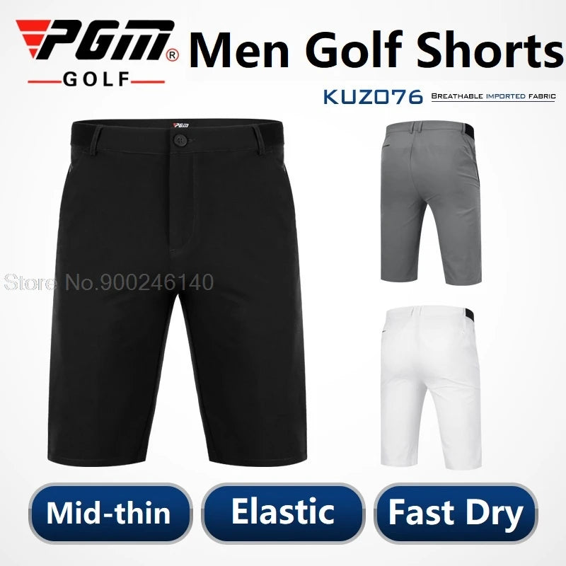 Pgm Summer Golf Shorts Men's Quick-Dry Breathable Pants