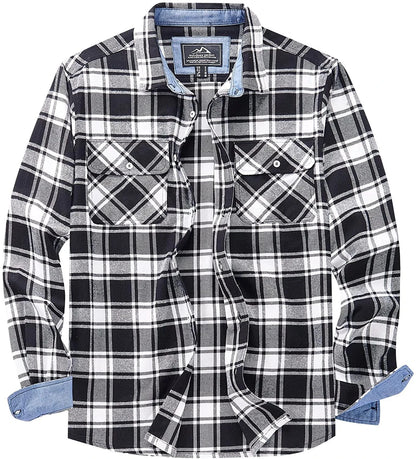 Oversize Casual Cotton Plaid Button Down Shirt