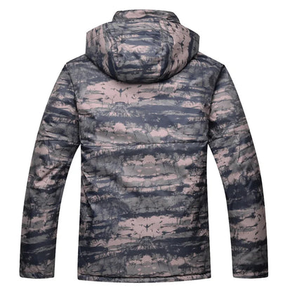 New Mens Camouflage Ski Suit Waterproof Breathable Set