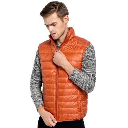 NewBang Brand Men's Waistcoat Ultra Light Down Vest