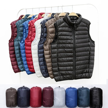 NewBang Brand Men's Waistcoat Ultra Light Down Vest