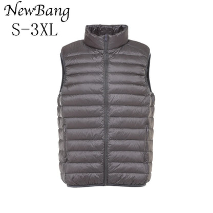 NewBang Brand Men's Waistcoat Ultra Light Down Vest