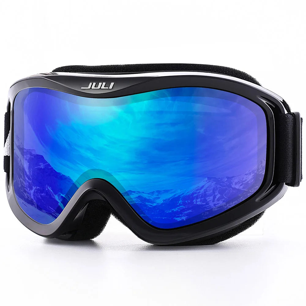Juli Unisex Anti-Fog Ski Goggles for Winter Sports