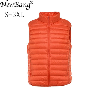 NewBang Brand Men's Waistcoat Ultra Light Down Vest