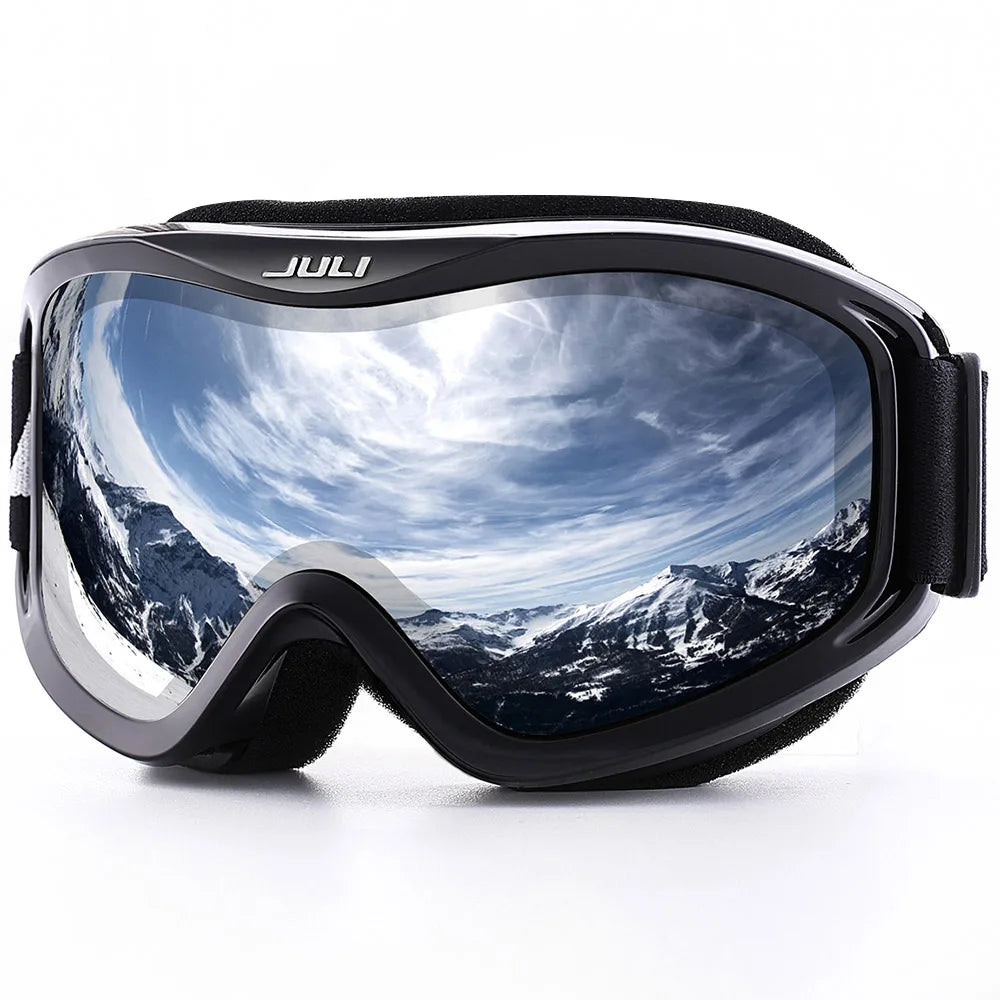 Juli Unisex Anti-Fog Ski Goggles for Winter Sports