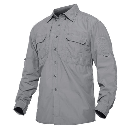 Mens Long Sleeve Shirts Summer Lightweight Quick Drying