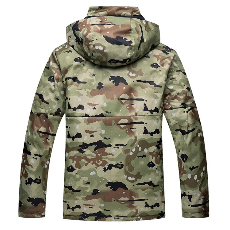 New Mens Camouflage Ski Suit Waterproof Breathable Set