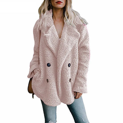 Plush Coat Women Winter Jackets Fluffy Teddy Coat Female