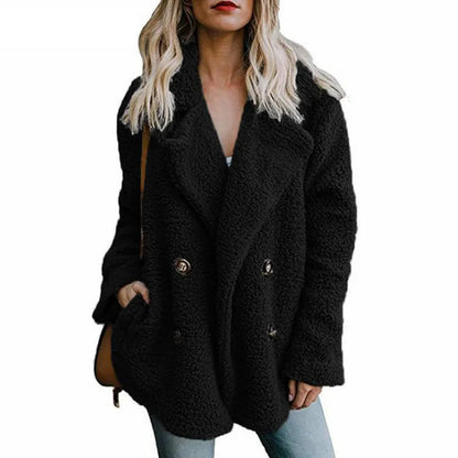 Plush Coat Women Winter Jackets Fluffy Teddy Coat Female