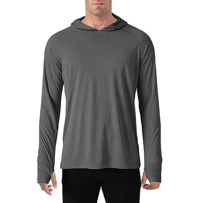 TACVASEN Sun Protection T-Shirts Mens Long Sleeve Hoodie