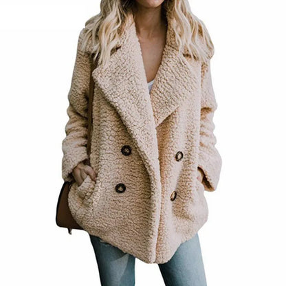 Plush Coat Women Winter Jackets Fluffy Teddy Coat Female