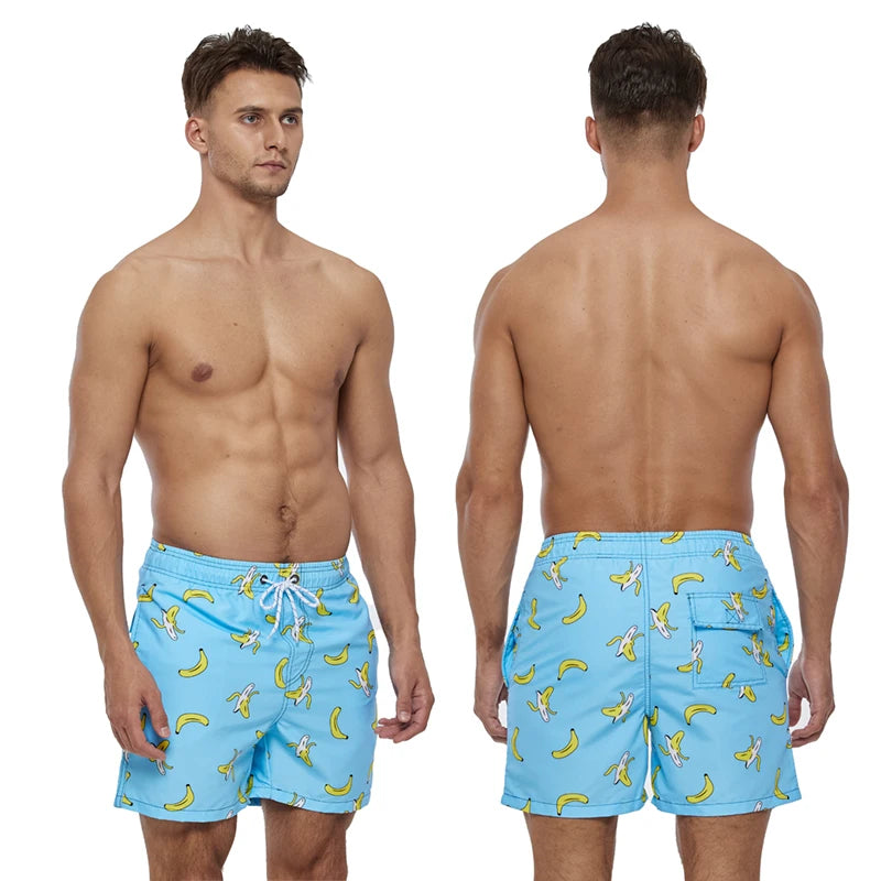 Men's Classic Swim trunk Beach Shorts Quick Dry