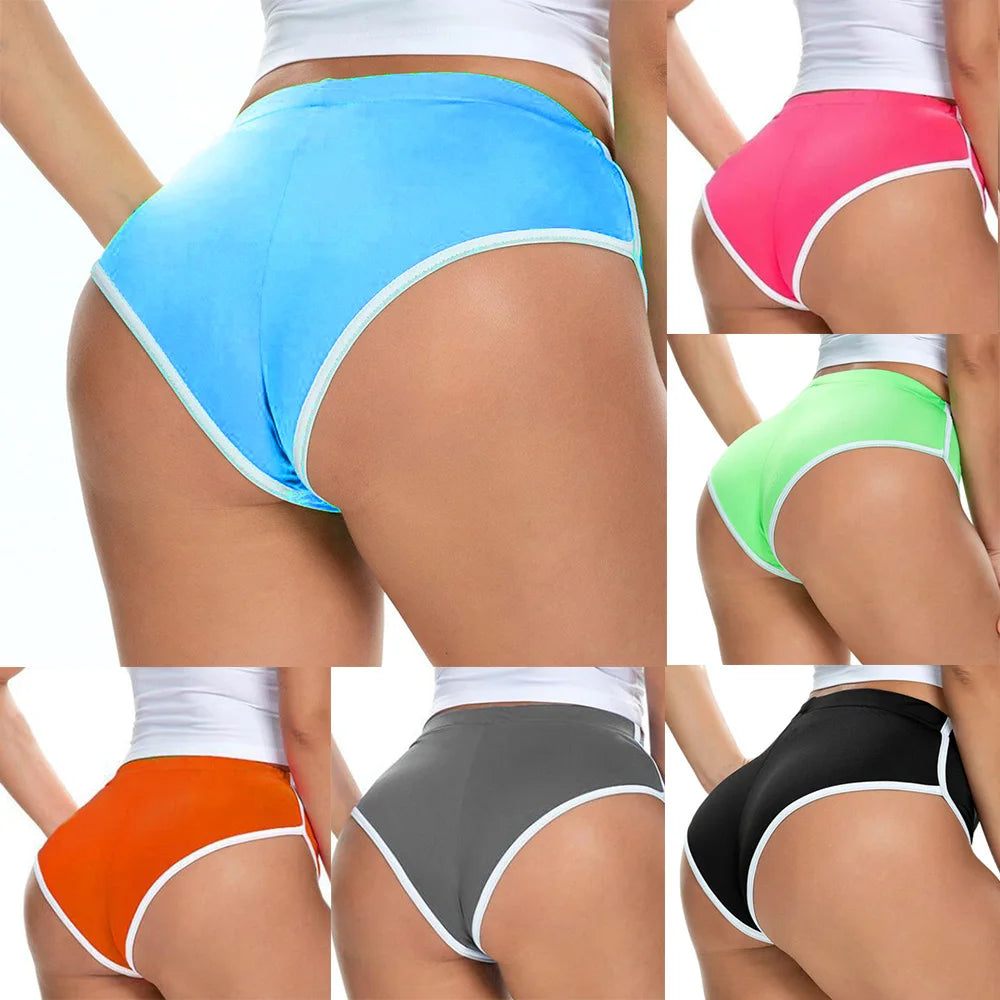 Womens Soft Comfortable Underwear Sports Yoga Shorts Trunks