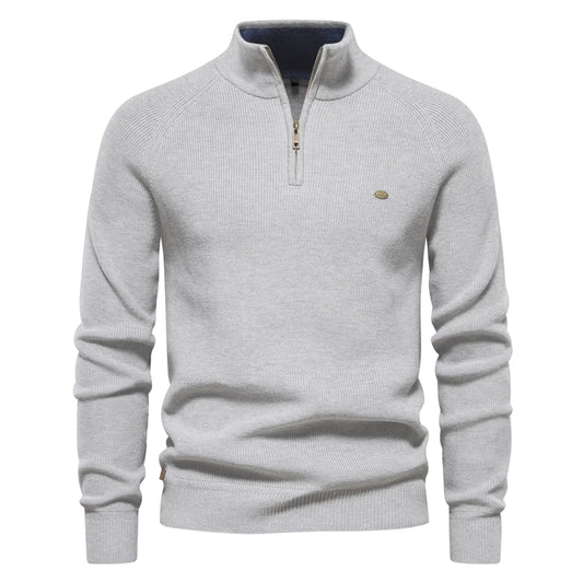 2023 New Autumn Cotton Zipper Cardigans for Men Sweaters