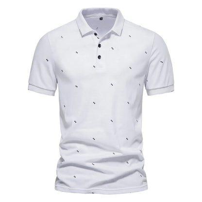 2022 New Fashion Men's Summer T-Shirt Casual Cotton Polo