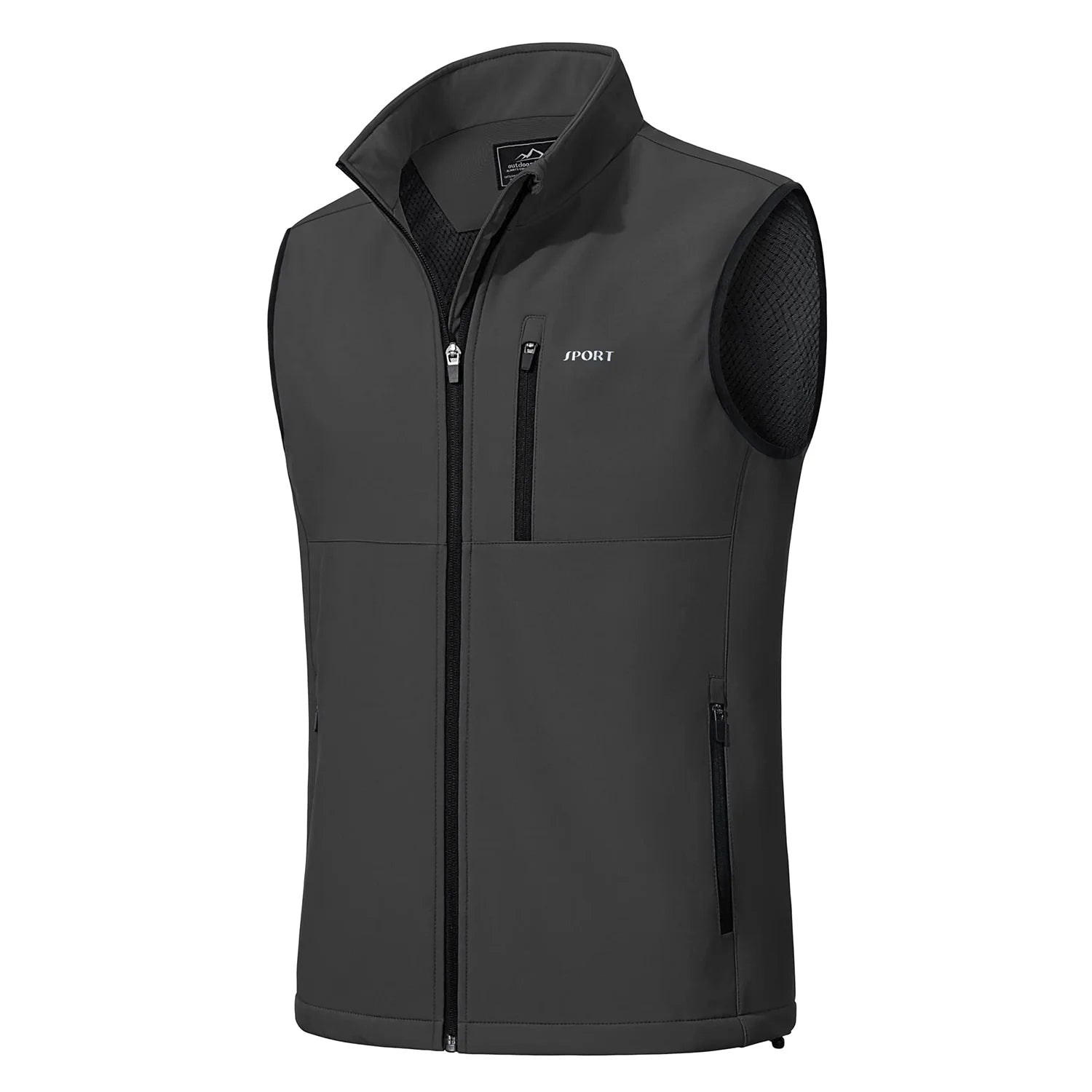 Men's Summer Lightweight Hiking Vest – Windproof, Sleeveless Work Jacket for Outdoor Activities, Climbing, Camping, and Fishing