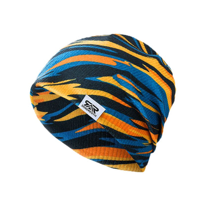 Beanie Winter Hats For Men Warm Colorful Printing Caps