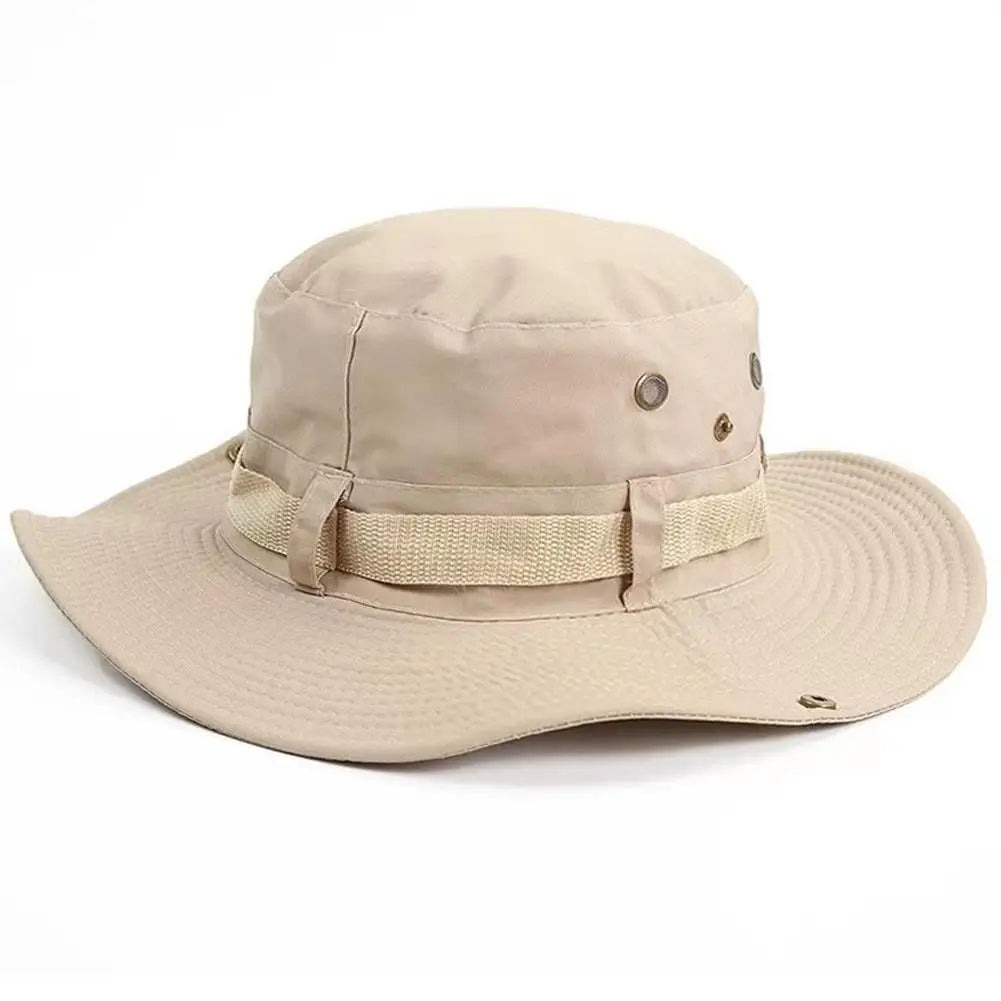 Summer Men's Fishing Bucket Hat Anti-UV Sun Protection