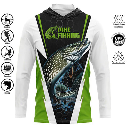 Men's Outdoor Fishing Shirt Sun Protection Hooded Sweatshirt