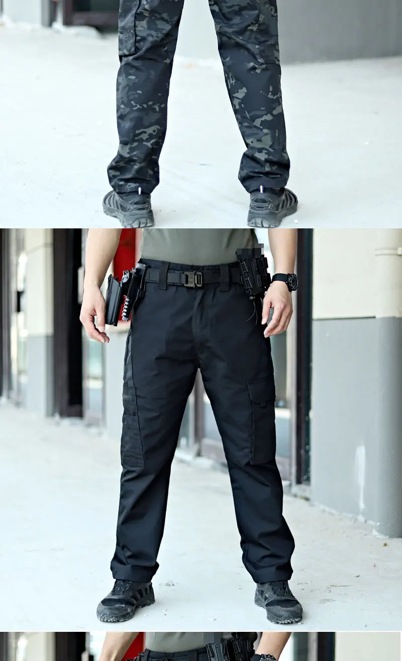 New Tactical Work Pants Men Outdoor Cargo Waterproof Trousers