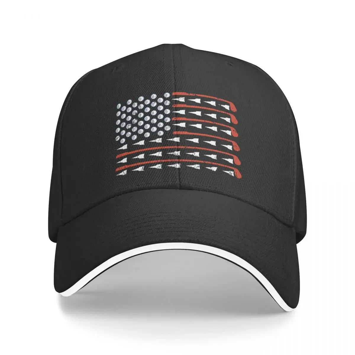 American Flag Golf Cap Baseball Cap Fluffy Hat Hood Caps