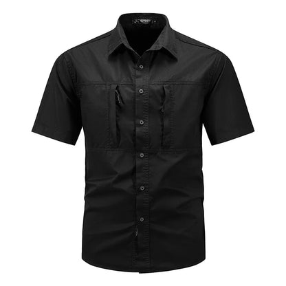 Men's Tactical Long-sleeved Shirts Quick-drying Multi-pocket T-shirt