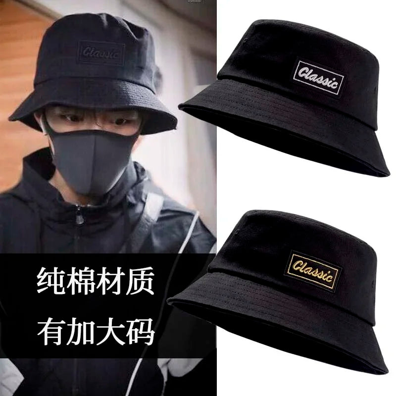 Brand Oohmy Big Head Bucket Hats Beach Oversize Sun Cap for Men Women