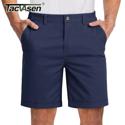 Summer Casual Shorts Mens Fit 7 Cotton Cargo Shorts