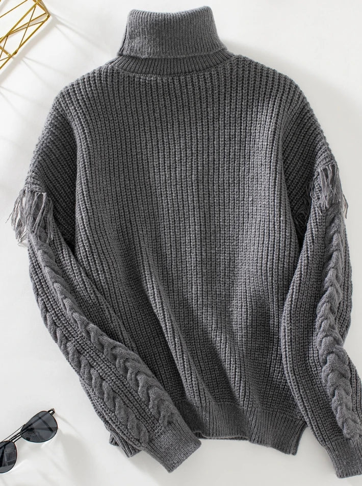 Women's Winter Sweaters Elegant Pullover Retro Knit Sweater