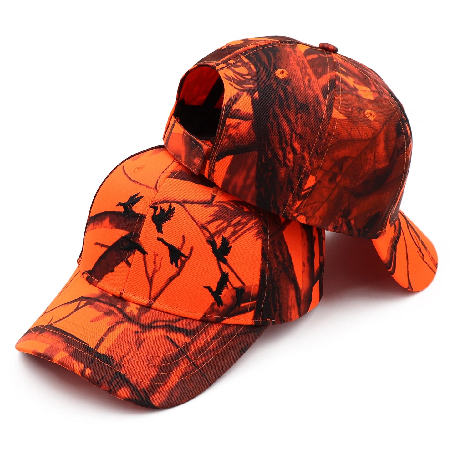 KOEP New Tree Orange Camo Baseball Cap for Men Fishing Hunting