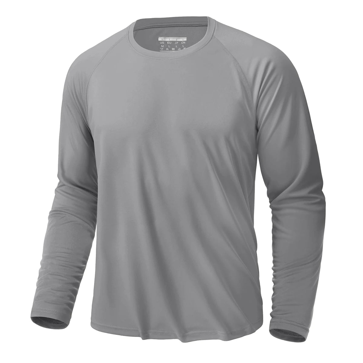 UV Shirt Men's O-Neck Long Sleeve UPF 50+ Tee