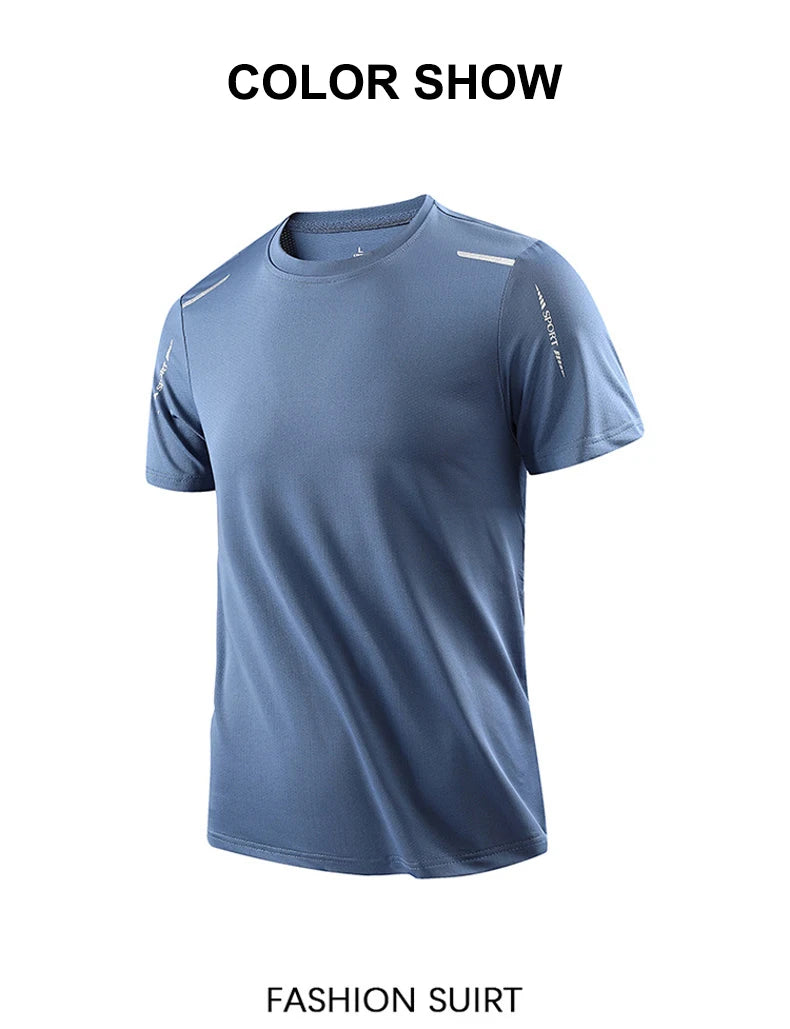 CHRLCK Men's Quick Drying Breathable Outdoor Sports T-shirt