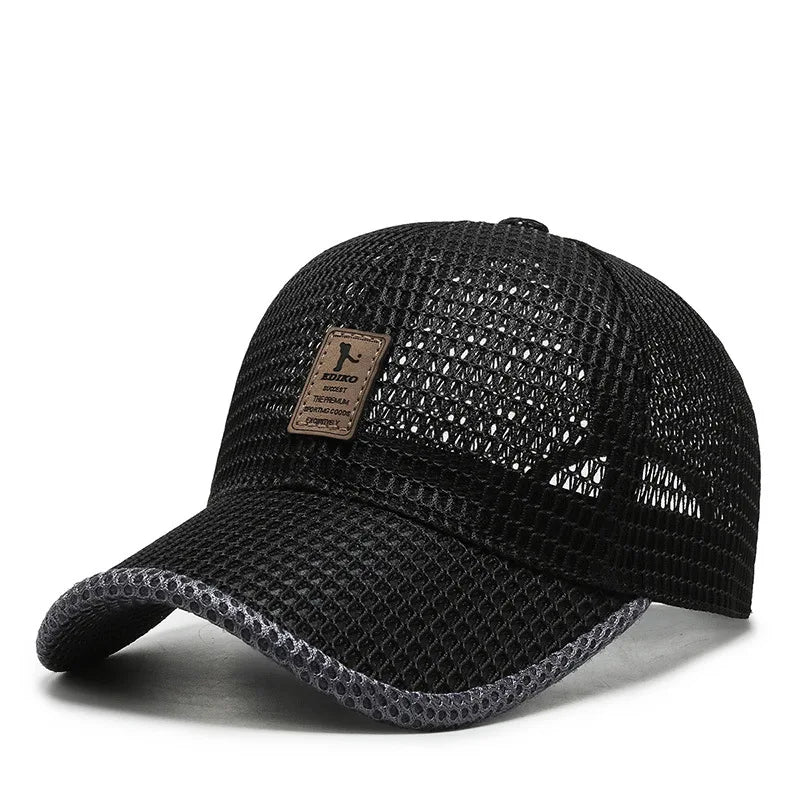 Unisex Summer Fishing Baseball Mesh Snapback Hat