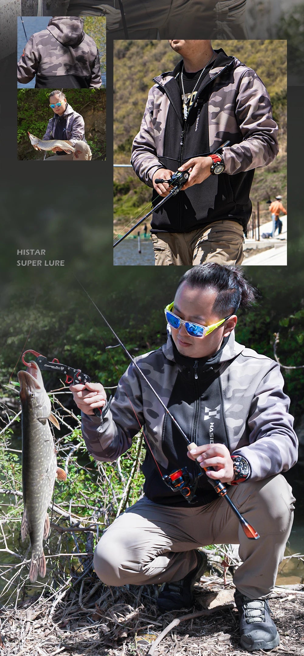 HISTAR New Style Waterproof Windproof Jacket Fishing Clothing