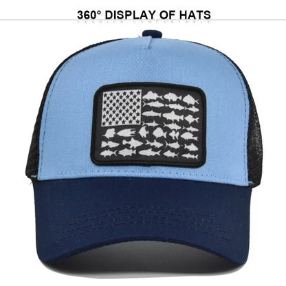 Unisex Snapback Caps Men Breathable Mesh Hats for Women