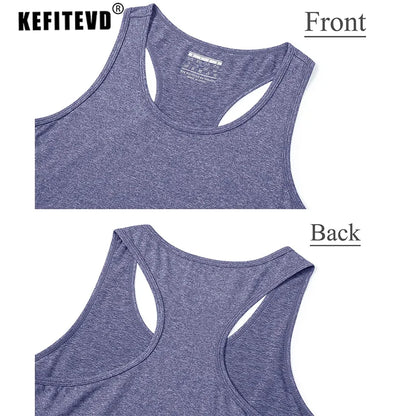 Women's Summer Running Vest – Sleeveless Singlet Tank Top, Moisture-Wicking, Quick-Dry Gym & Yoga Fitness Shirt