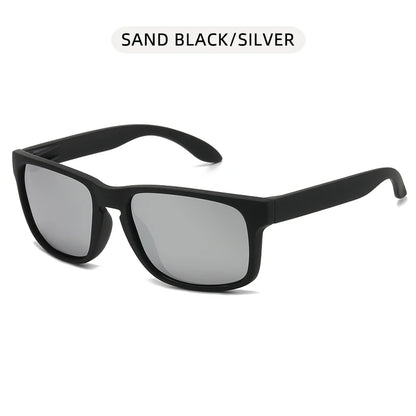 Classic Fashion Square Polarized Sunglasses Men Women Stylish Black UV400