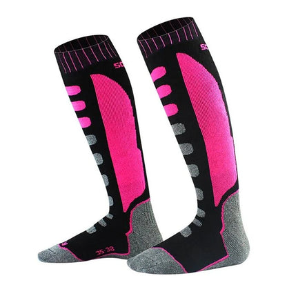 2024 New Cotton Thermal Winter Ski Socks For Men Women