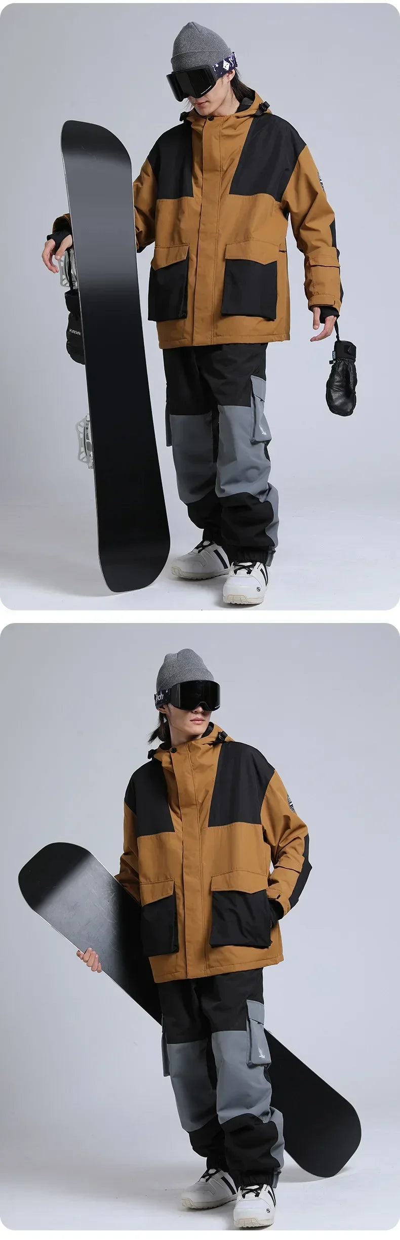 Loose Male Skiing Jackets New Snowboard Sport Waterproof Wear