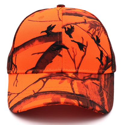 KOEP New Tree Orange Camo Baseball Cap for Men Fishing Hunting