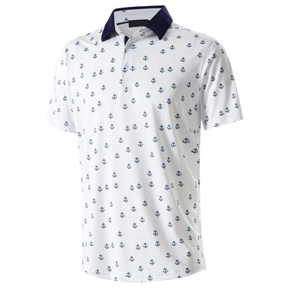 Men's Printed Polo Golf Shirt Pattern