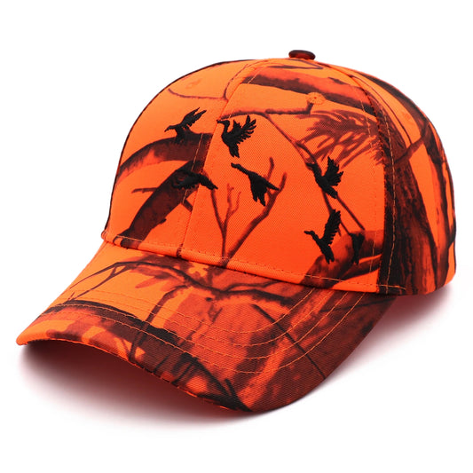 KOEP New Tree Orange Camo Baseball Cap for Men Fishing Hunting