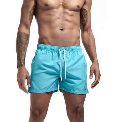 Mens Swim Trunks with Mesh Lining Side Pockets Quick Dry