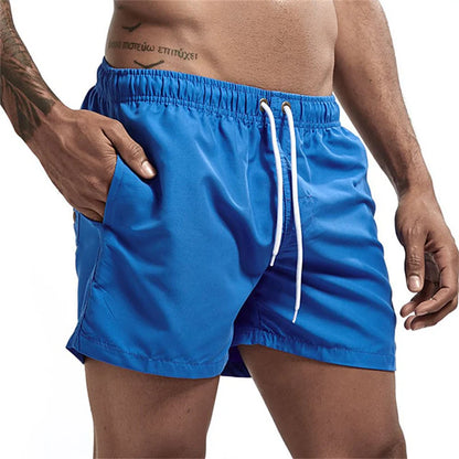 Mens Swim Trunks with Mesh Lining Side Pockets Quick Dry