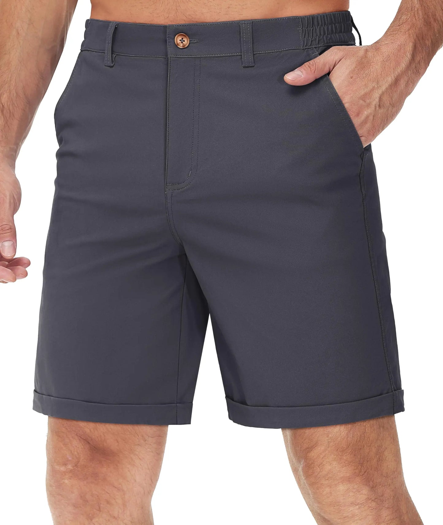 Summer Casual Shorts Mens Fit 7 Cotton Cargo Shorts