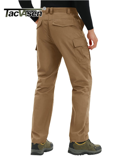 TACVASEN Cargo Work Pants With Multi-Pockets For Men