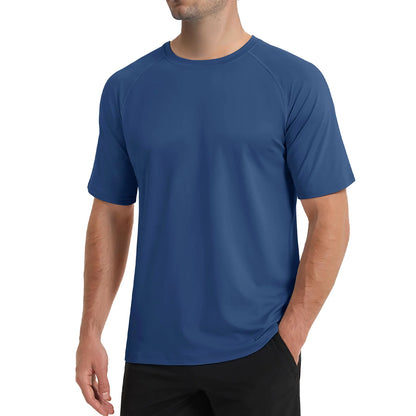 UPF 80+ Sun Protection Quick Dry Men's T Shirts