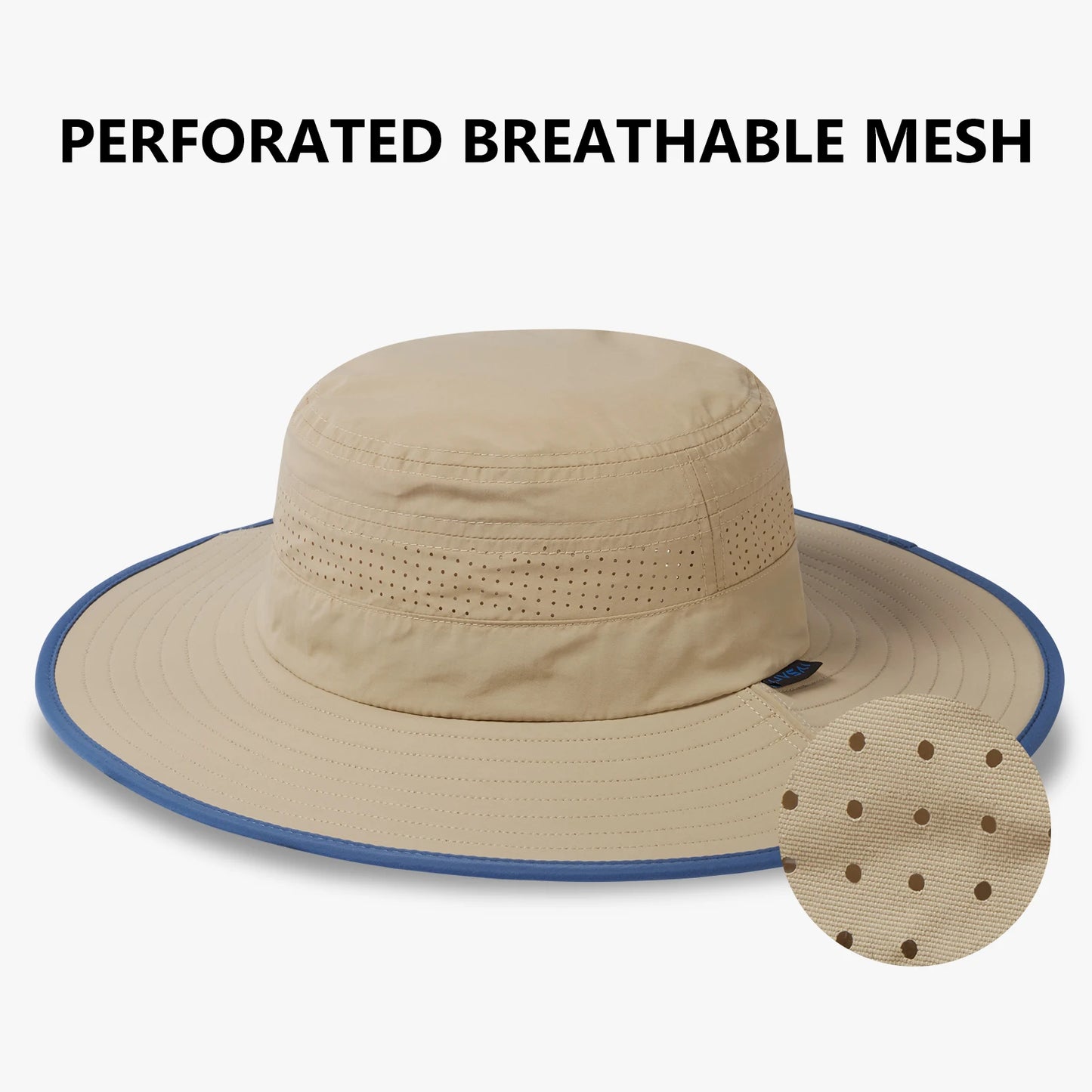 UPF 50+ Foldable Water-Resistant Sun Bucket Hat Outdoor