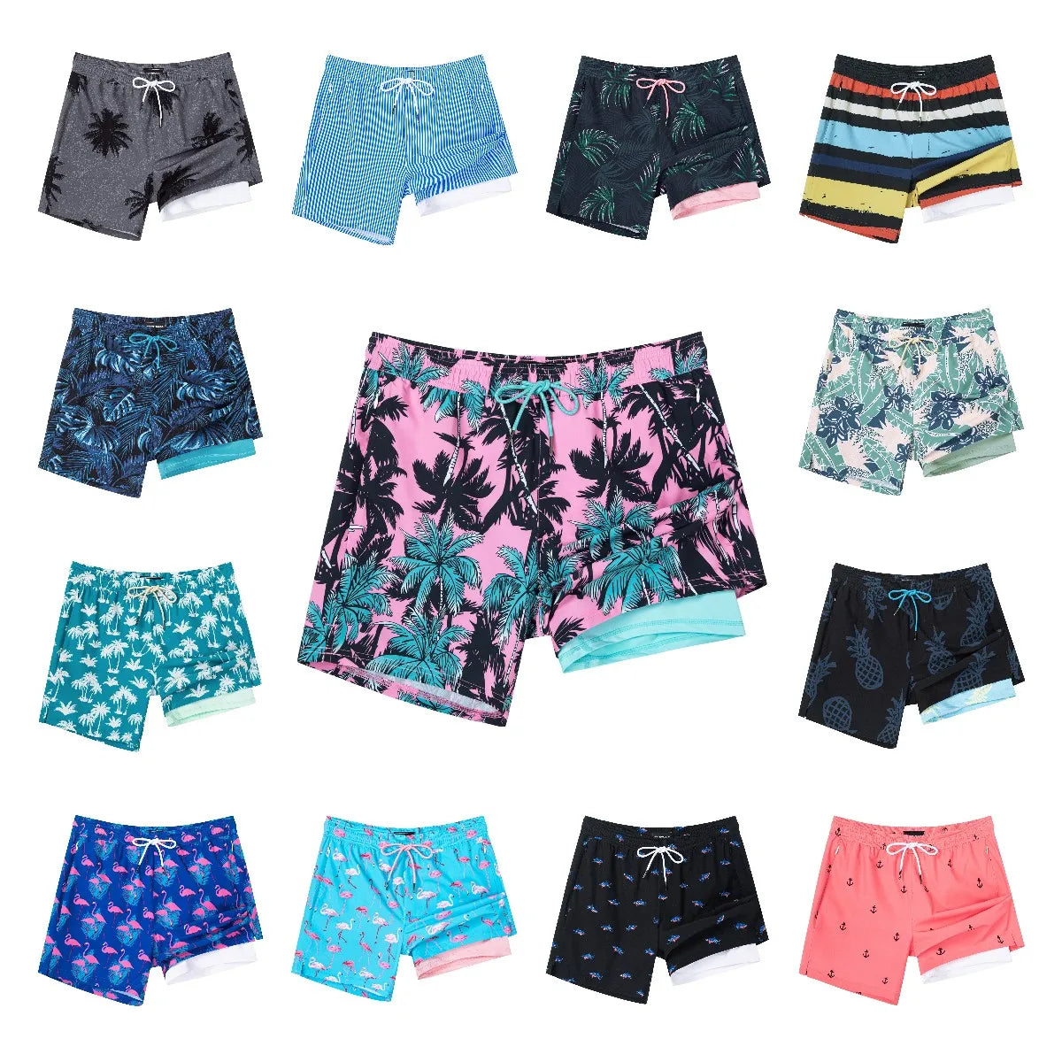 Men's Swim Shorts Quick Dry Beach Board Shorts