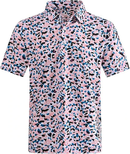 Men's Printed Polo Golf Shirt Pattern